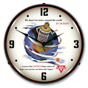 1953-2020 Universal LED Clock Conoco Super Motor Oil - CA-UN0066-Corvette-Store-Online
