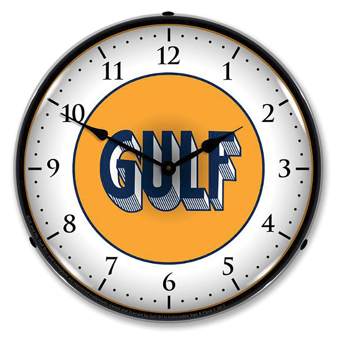 1953-2020 Universal LED Clock Gulf 1920 - CA-UN0080-Corvette-Store-Online