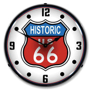 1953-2020 Universal LED Clock Historic Route 66 - CA-UN0086-Corvette-Store-Online