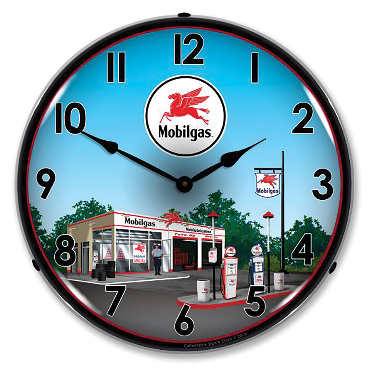 1953-2020 Universal LED Clock Mobil Station - CA-UN0090-Corvette-Store-Online
