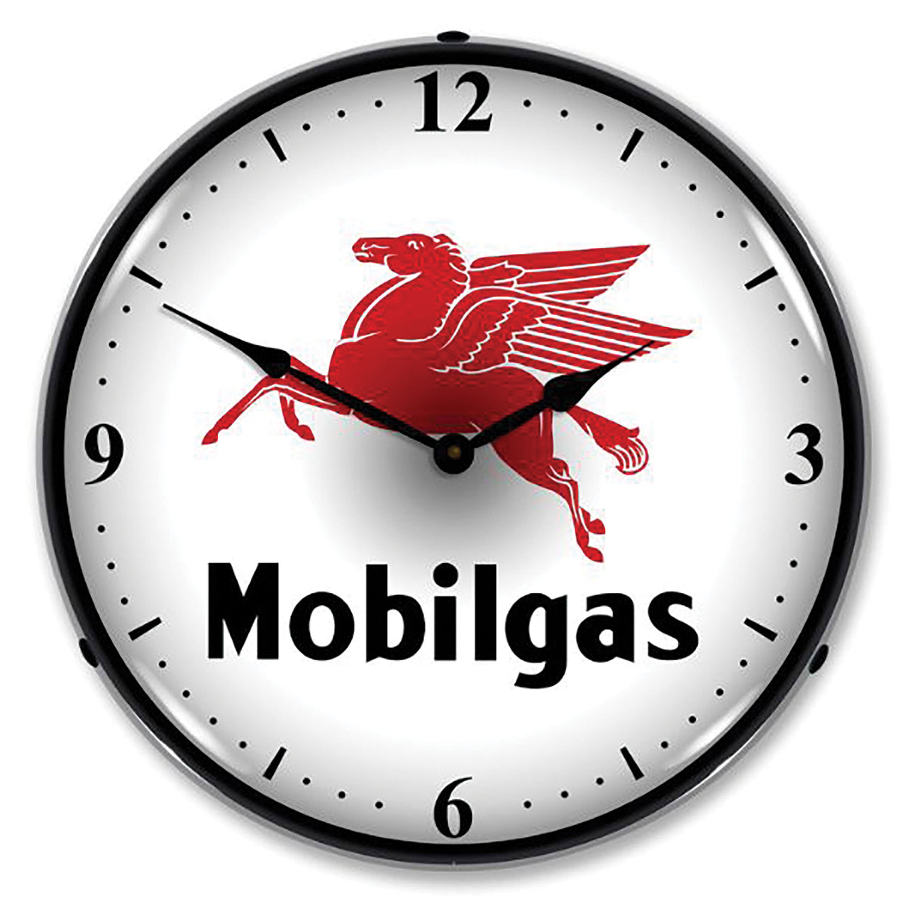 1953-2020 Universal LED Clock Mobilgas - CA-UN0091-Corvette-Store-Online