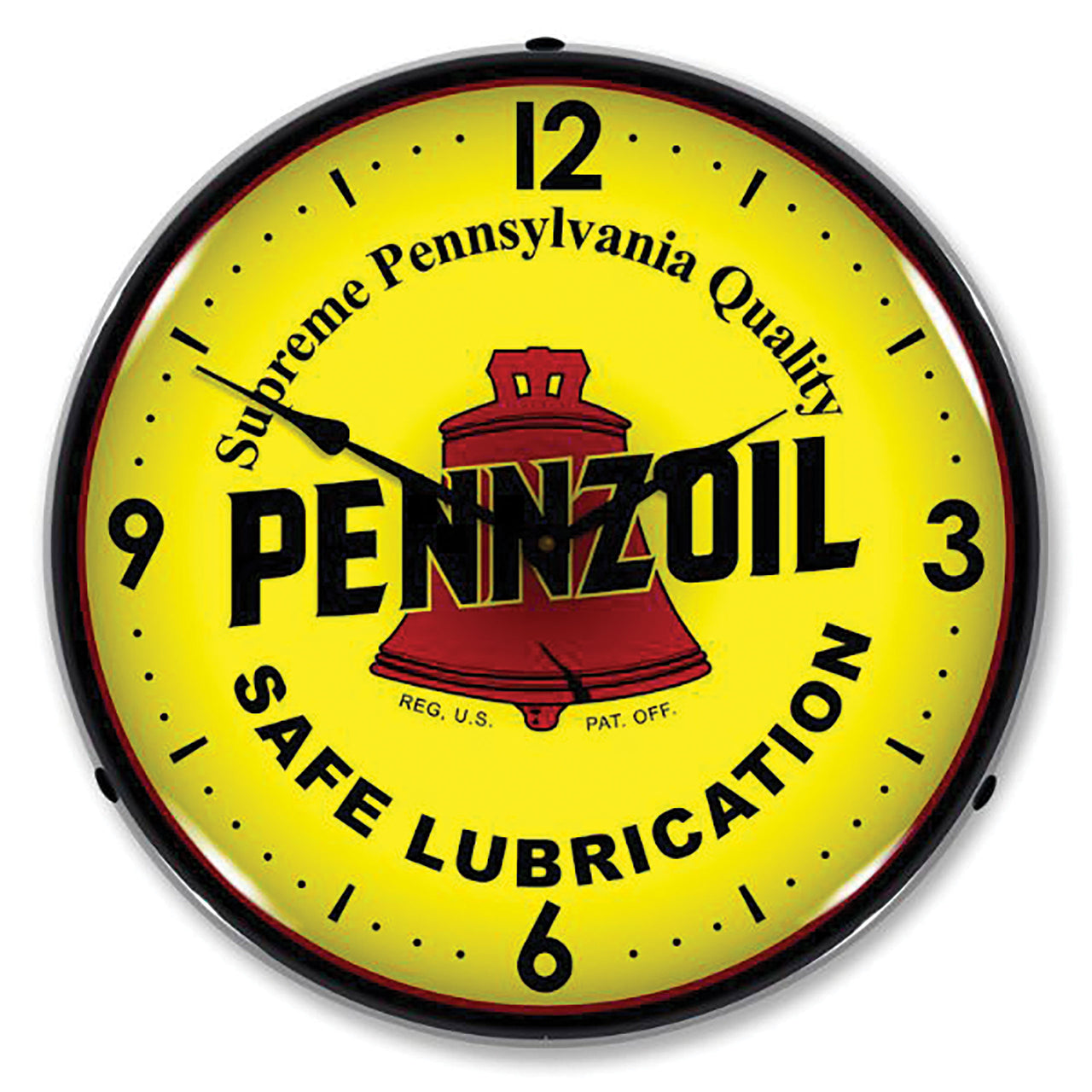1953-2020 Universal LED Clock Pennzoil - CA-UN0093-Corvette-Store-Online