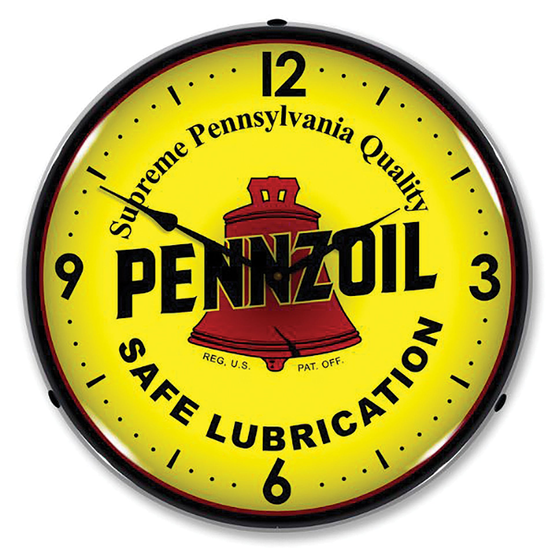 1953-2020 Universal LED Clock Pennzoil - CA-UN0093-Corvette-Store-Online