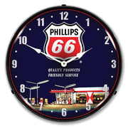 1953-2020 Universal LED Clock Phillips 66 Gas Station - CA-UN0094-Corvette-Store-Online