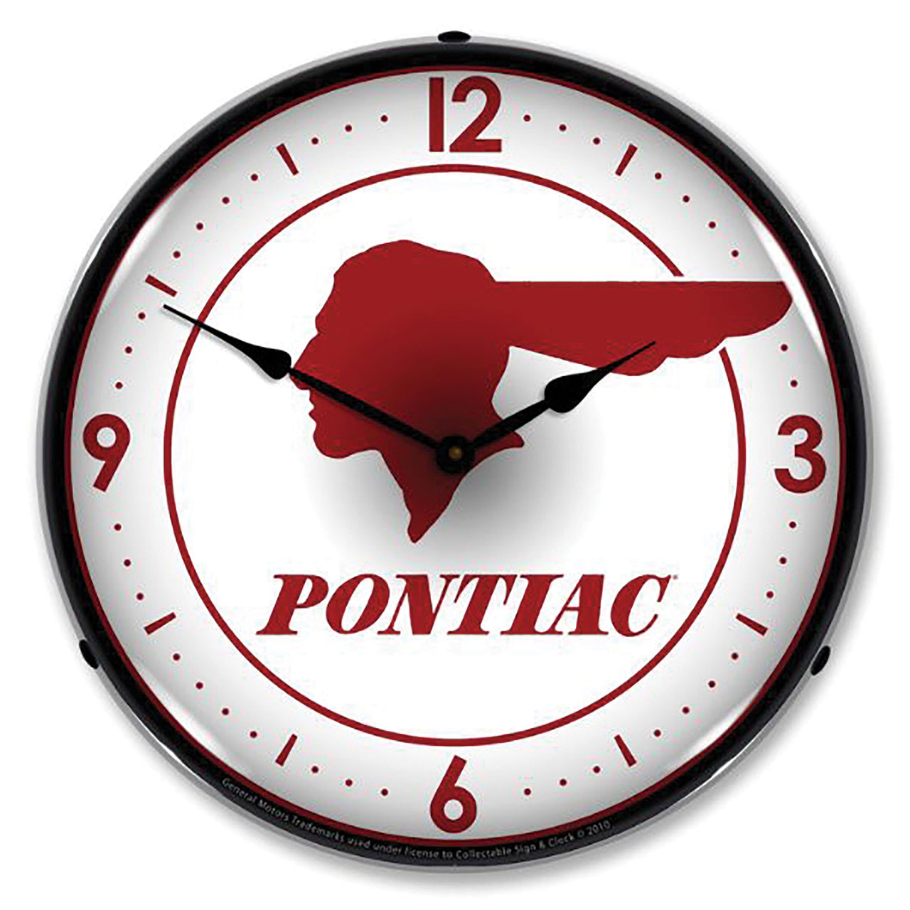 1953-2020 Universal LED Clock Pontiac Indian - CA-UN0099-Corvette-Store-Online