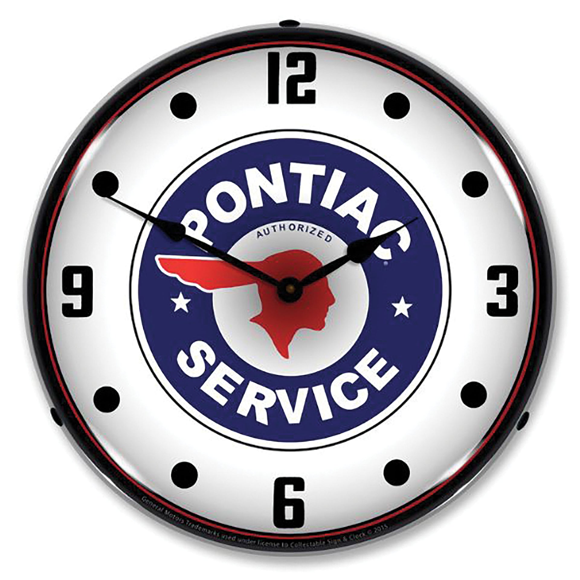 1953-2020 Universal LED Clock Pontiac Service - CA-UN0101-Corvette-Store-Online