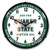 1953-2020 Universal LED Clock Quaker State Oil - CA-UN0102-Corvette-Store-Online