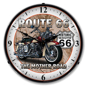 1953-2020 Universal LED Clock Route 66 Bike - CA-UN0104-Corvette-Store-Online