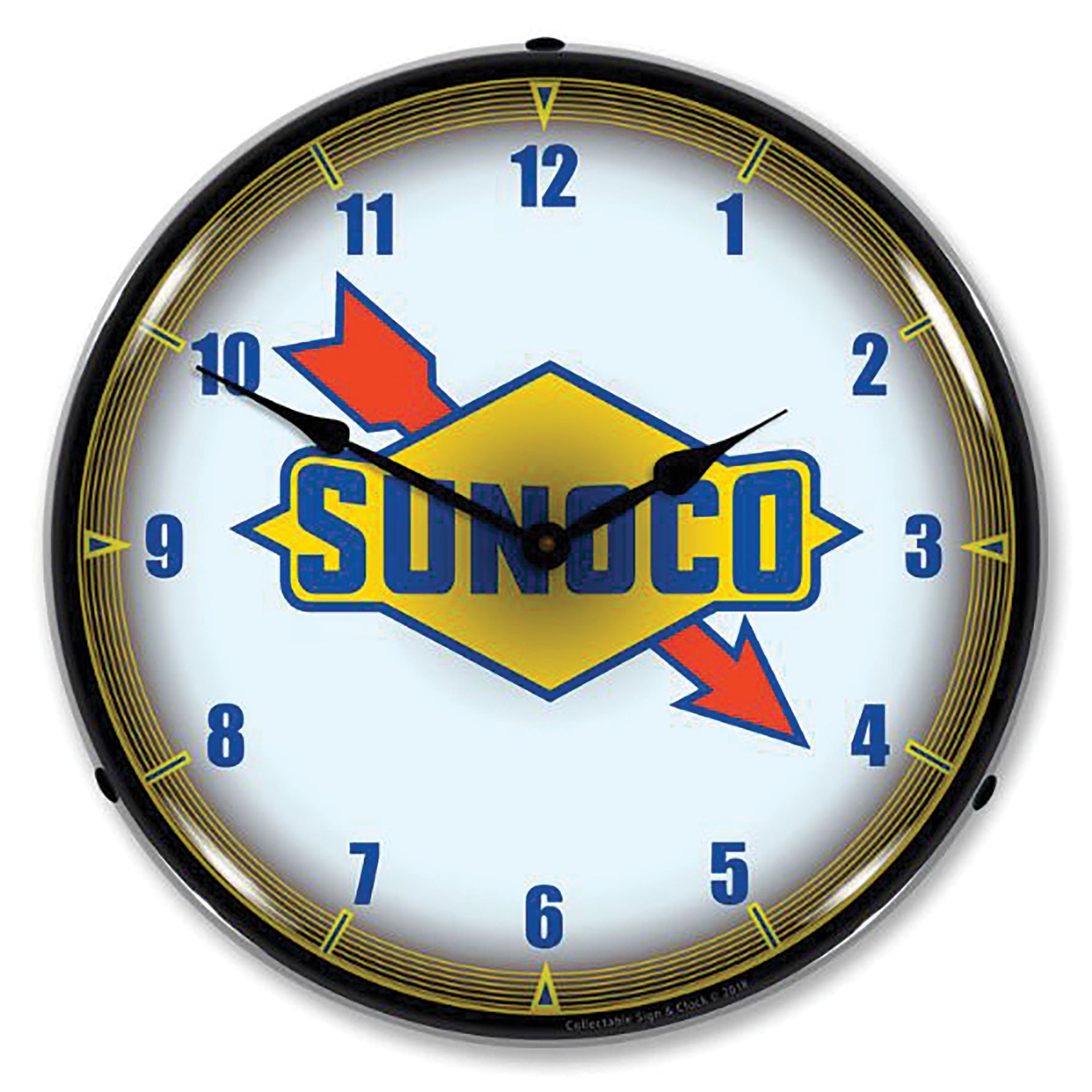 1953-2020 Universal LED Clock Sunoco - CA-UN0117-Corvette-Store-Online