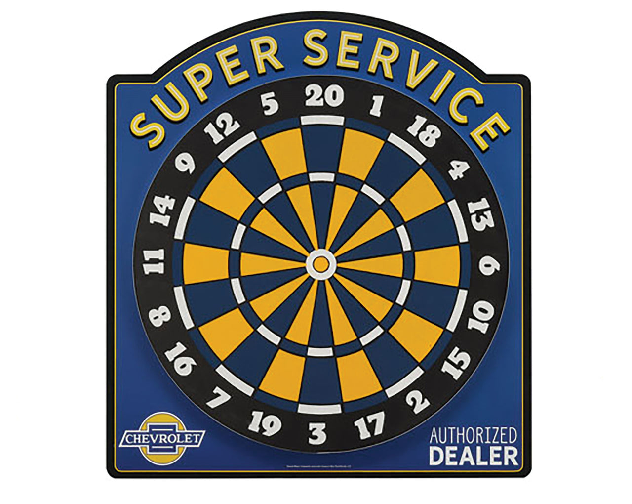 1953-2020 Universal Chevy Dartboard - CA-UN0251-Corvette-Store-Online