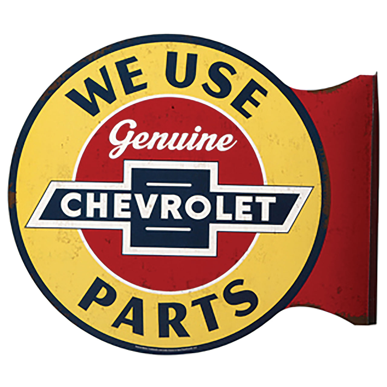 1953-2020 Universal Flanged Wall Sign - Chevrolet Genuine Parts - CA-UN0259-Corvette-Store-Online