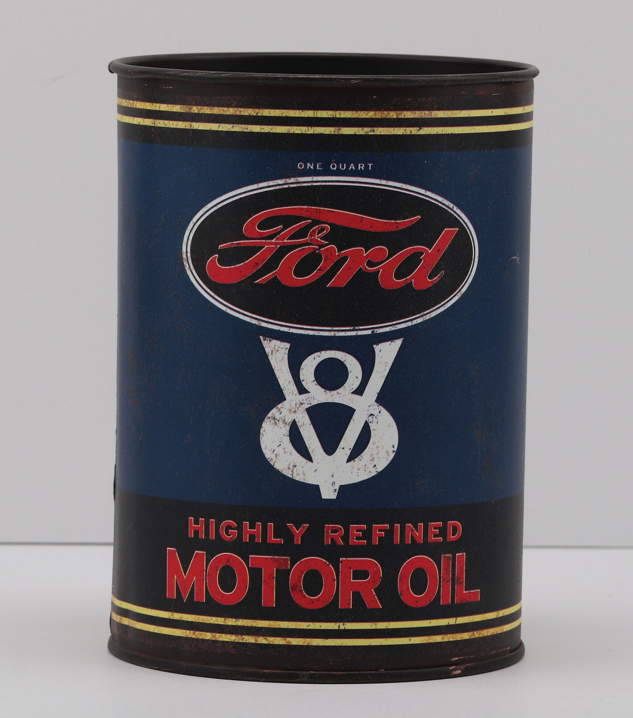 1953-2020 Universal Tin Oil Can - Ford Motor Oil - CA-UN0305-Corvette-Store-Online