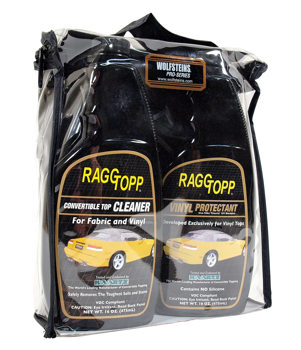 1953-2021 Universal RAGGTOPP Vinyl Convertible Top Cleaner & Protectant Kit - CA-UN0340-Corvette-Store-Online