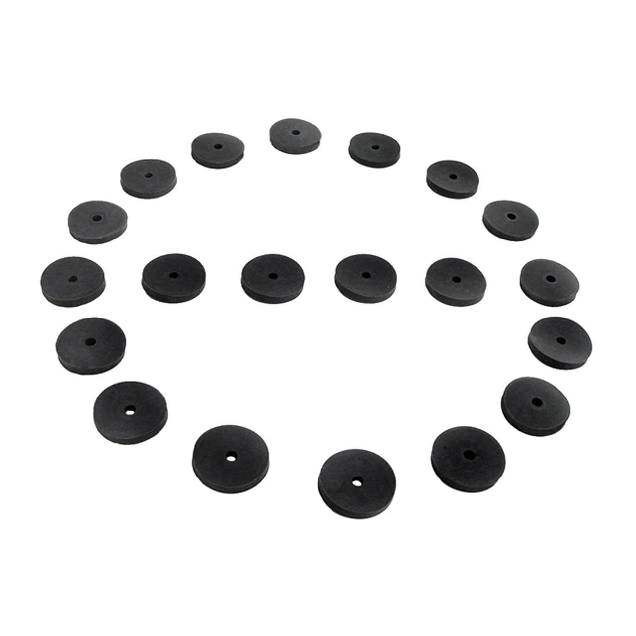 Uw 28 Flat Rubber Washers 7/32" Id, 3/4" Od, 1/8" Thick