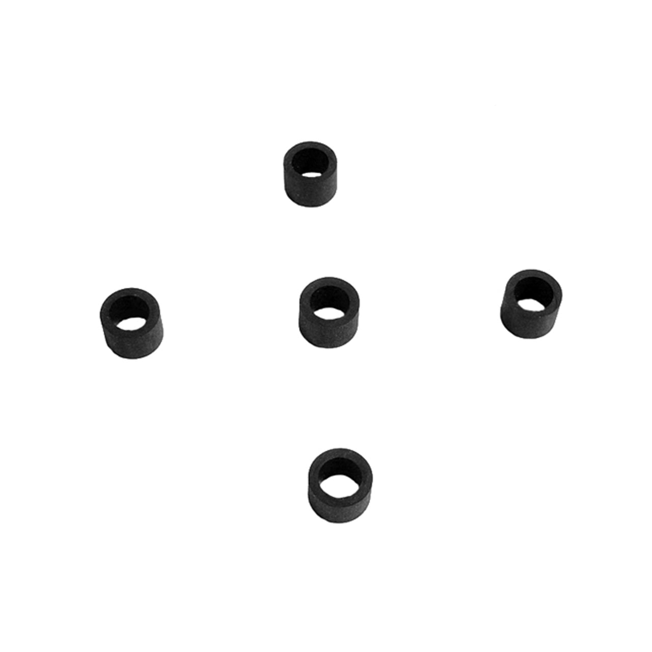 Uw 38 Flat Rubber Washers 1/4" Id, 1/2" Od, 1/4" Thick