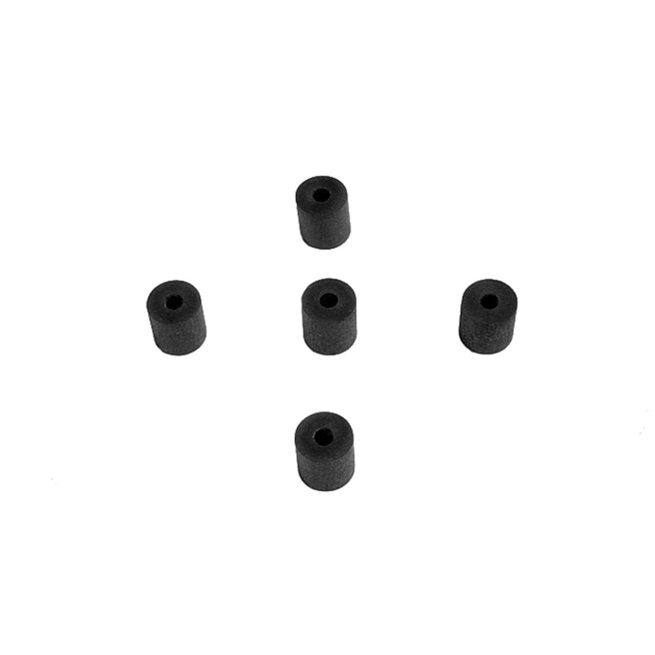 Uw 46 Flat Rubber Washers 1/8" Id, 3/8" Od, 3/8" Thick