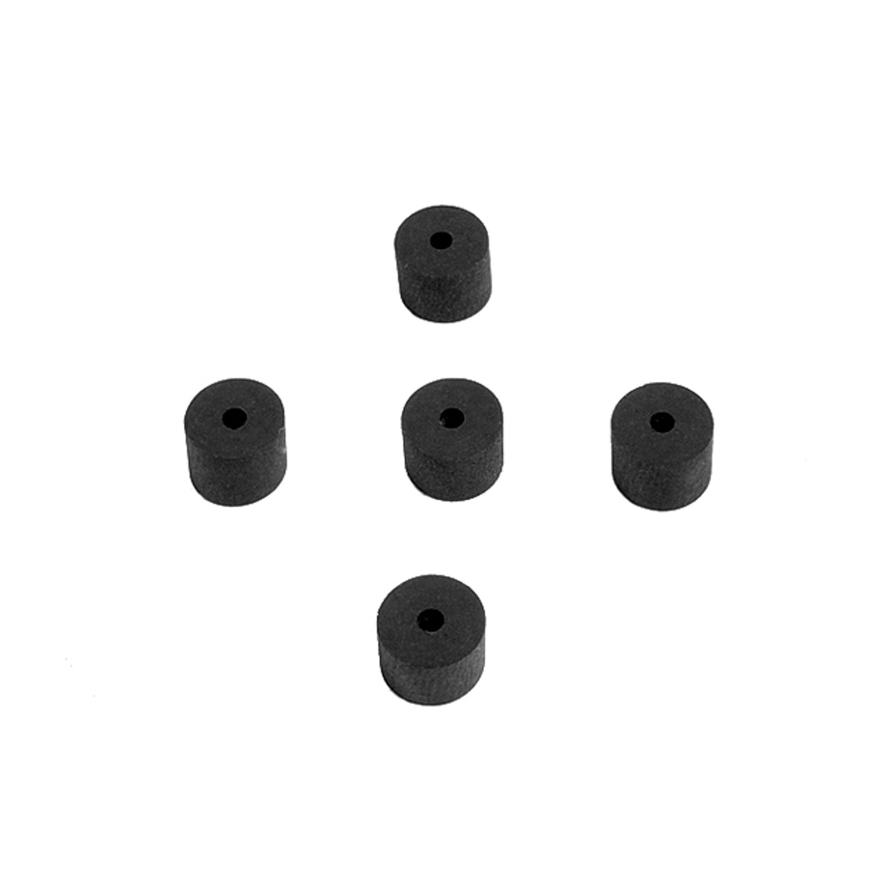 Uw 47 Flat Rubber Washers 1/8" Id, 1/2 Od, 3/8" Thick