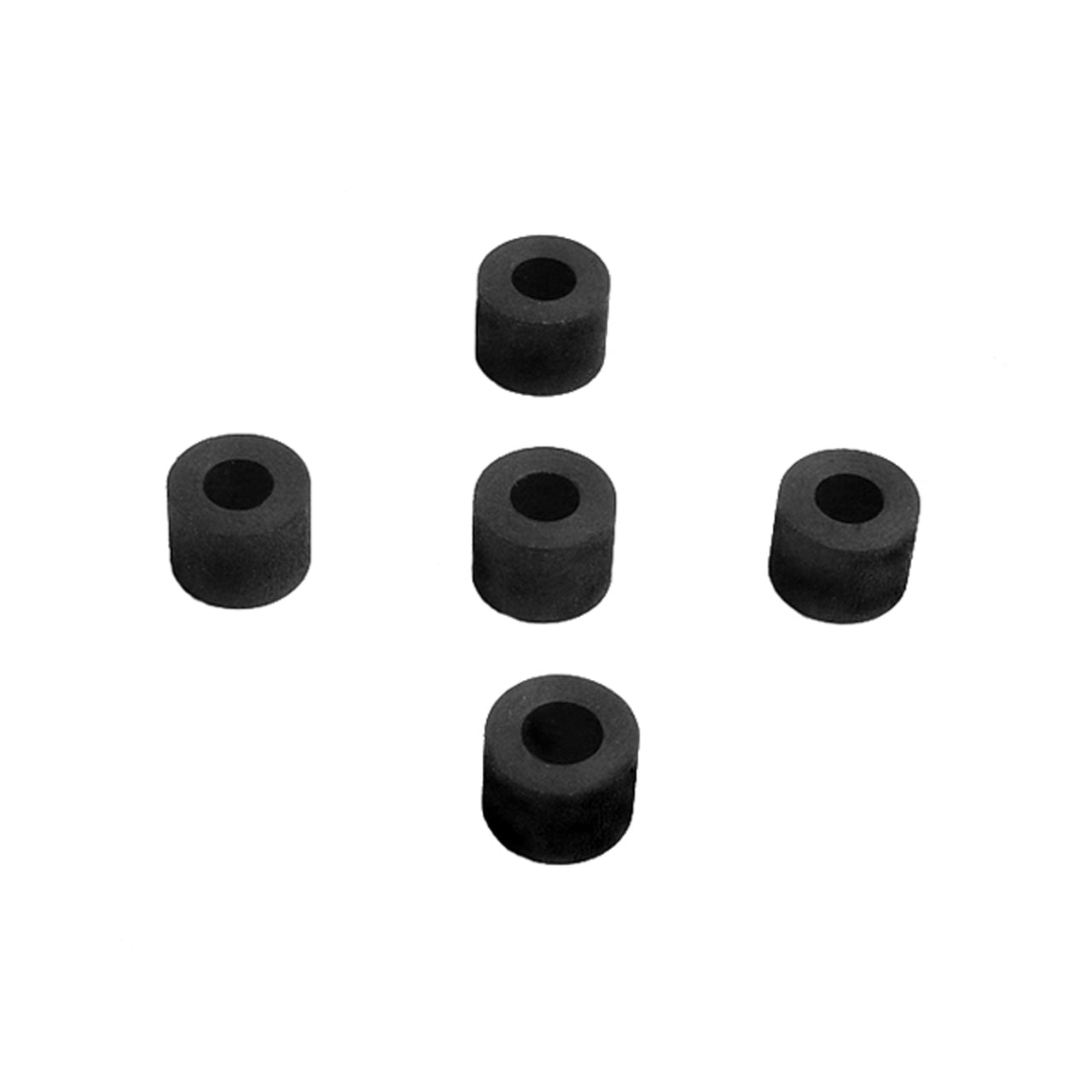 Uw 51 Flat Rubber Washers 1/4" Id, 1/2 Od, 3/8" Thick