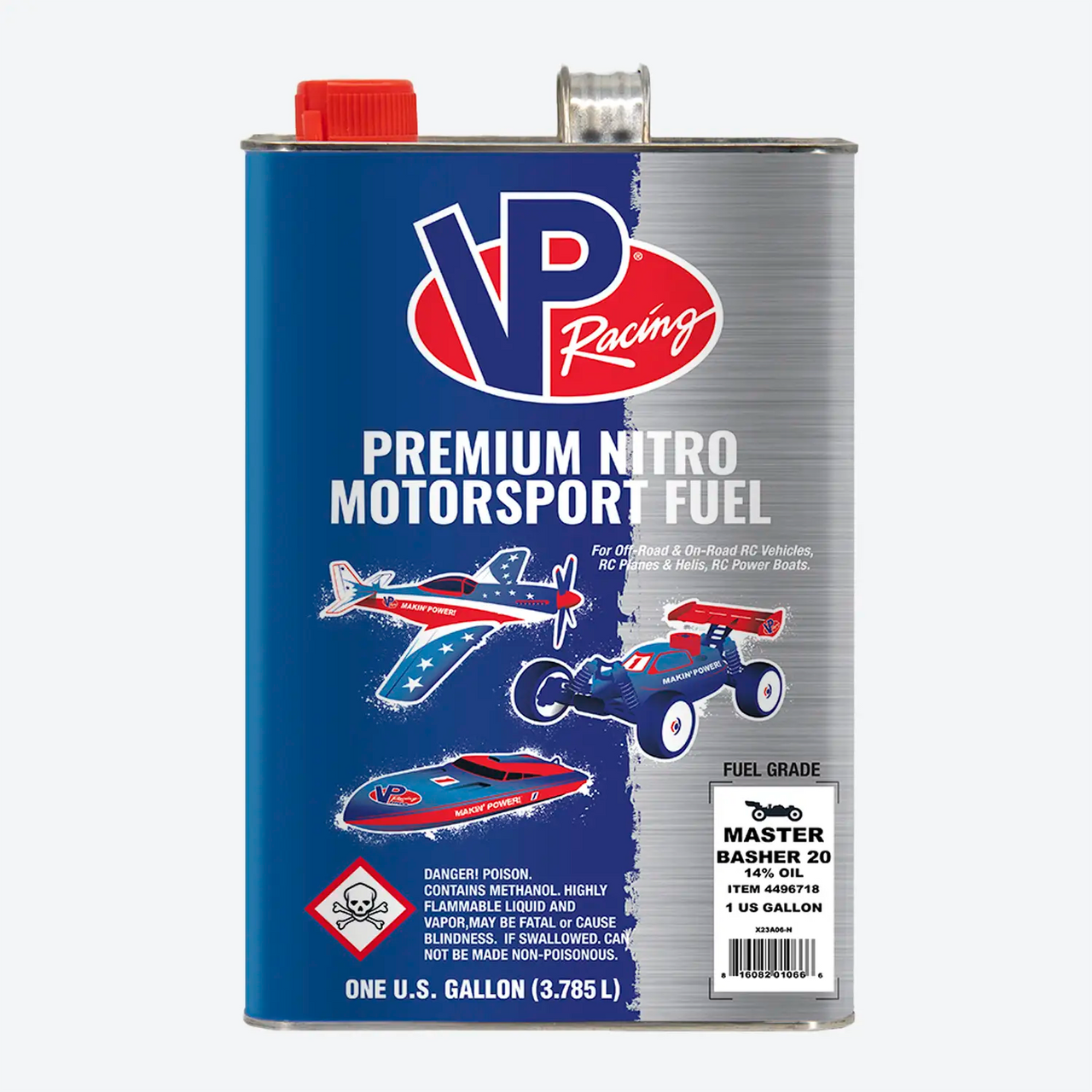 VP Racing Master Basher Nitro Fuel: R/C Car 20% Nitro - 14% Oil
