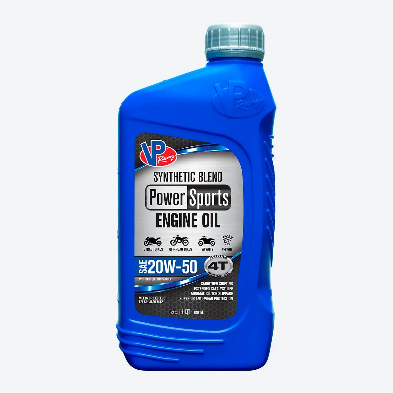 VP Racing 4T Synthetic Blend SAE 20W50 Engine Oil Powersports