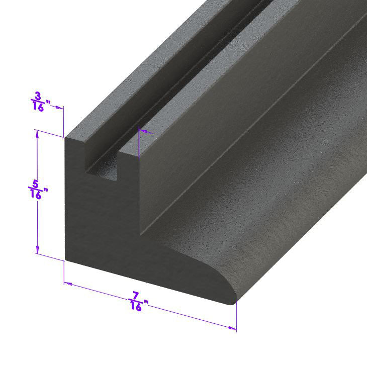 Vs 2 Vertical Seal For Vent Window Each Is 17" Long Pair Buick Century 1954-1958, Century Series 60 1936-1942, Electra 1959-1960, Invicta 1959-1960