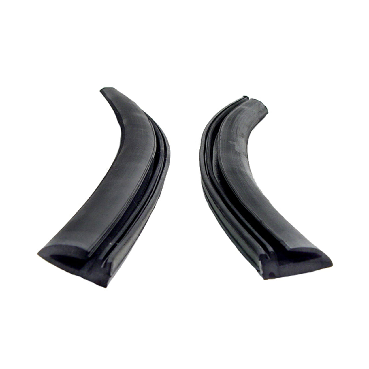 Vs 3-X Rear Roll-Up Quarter Window Seals, For 2-Door Hardtop Chevrolet Chevy Ii 1966-1967