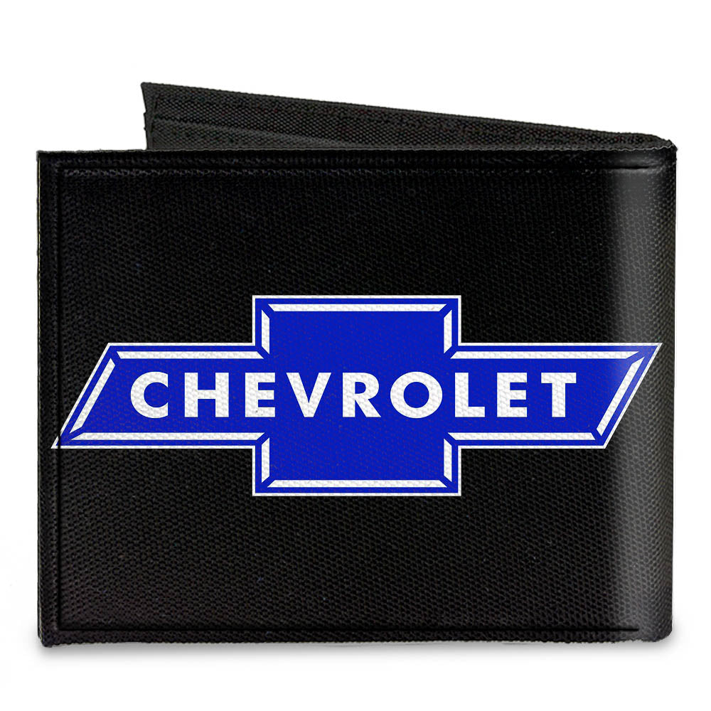 Chevy Bowtie Logo Canvas Bi-Fold Wallet