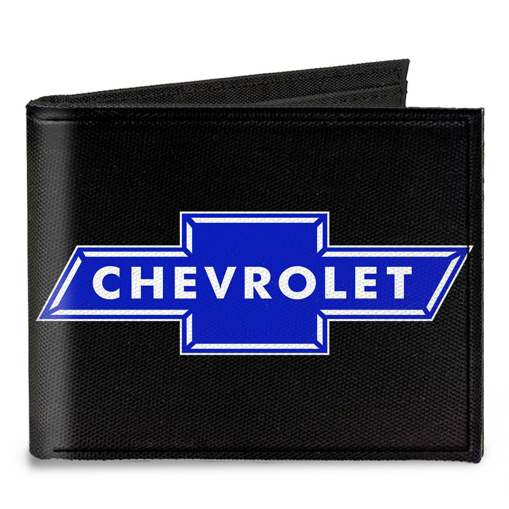 Chevy Bowtie Logo Canvas Bi-Fold Wallet