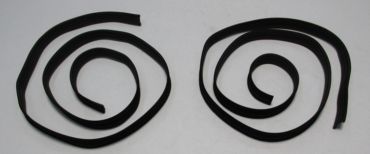 Wc 3003-20 Upper Door Glass Frame Rubber Channels Sedans Only Chevrolet Chevy Ii 1968-1969, Nova 1969-1972