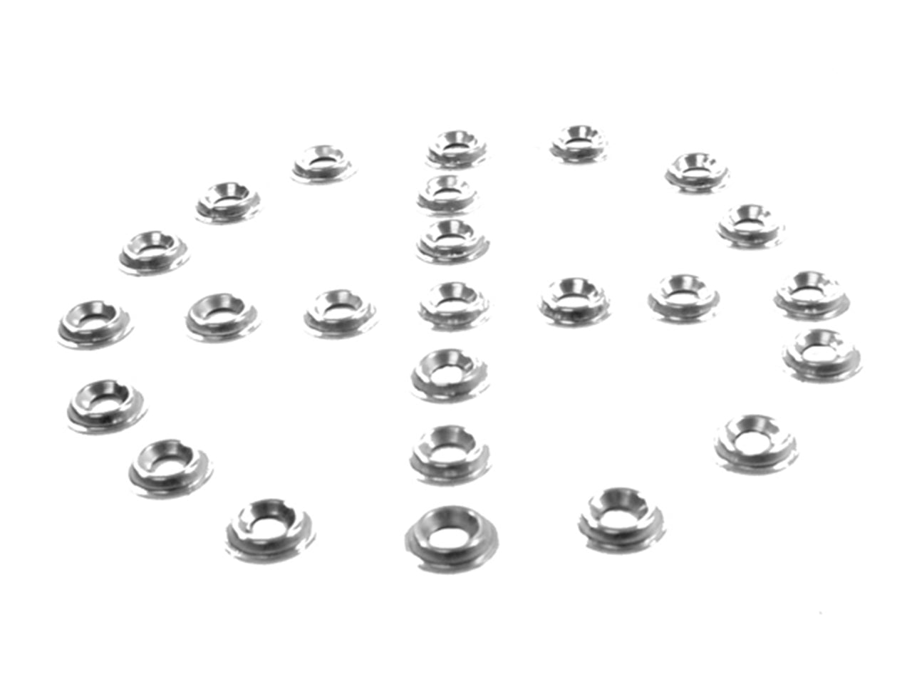 Wf 802 Trimming Washers Nickel Plated 1/2" Od X 3/16" Id