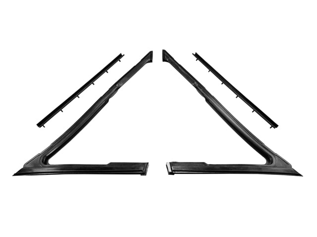 Wr 2002-D Vent Window And Rear Division Channel Seals Buick Electra 1963-1964, Lesabre 1963-1964, Wildcat 1963-1964 5715466, 5715467