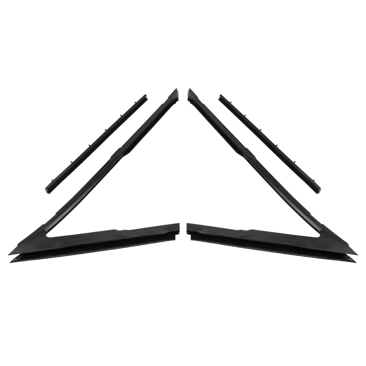 Wr 2002-F Vent Window With Rear Division Channel Seals Buick Lesabre 1963-1964, Wildcat 1963-1964 5715584, 5715585