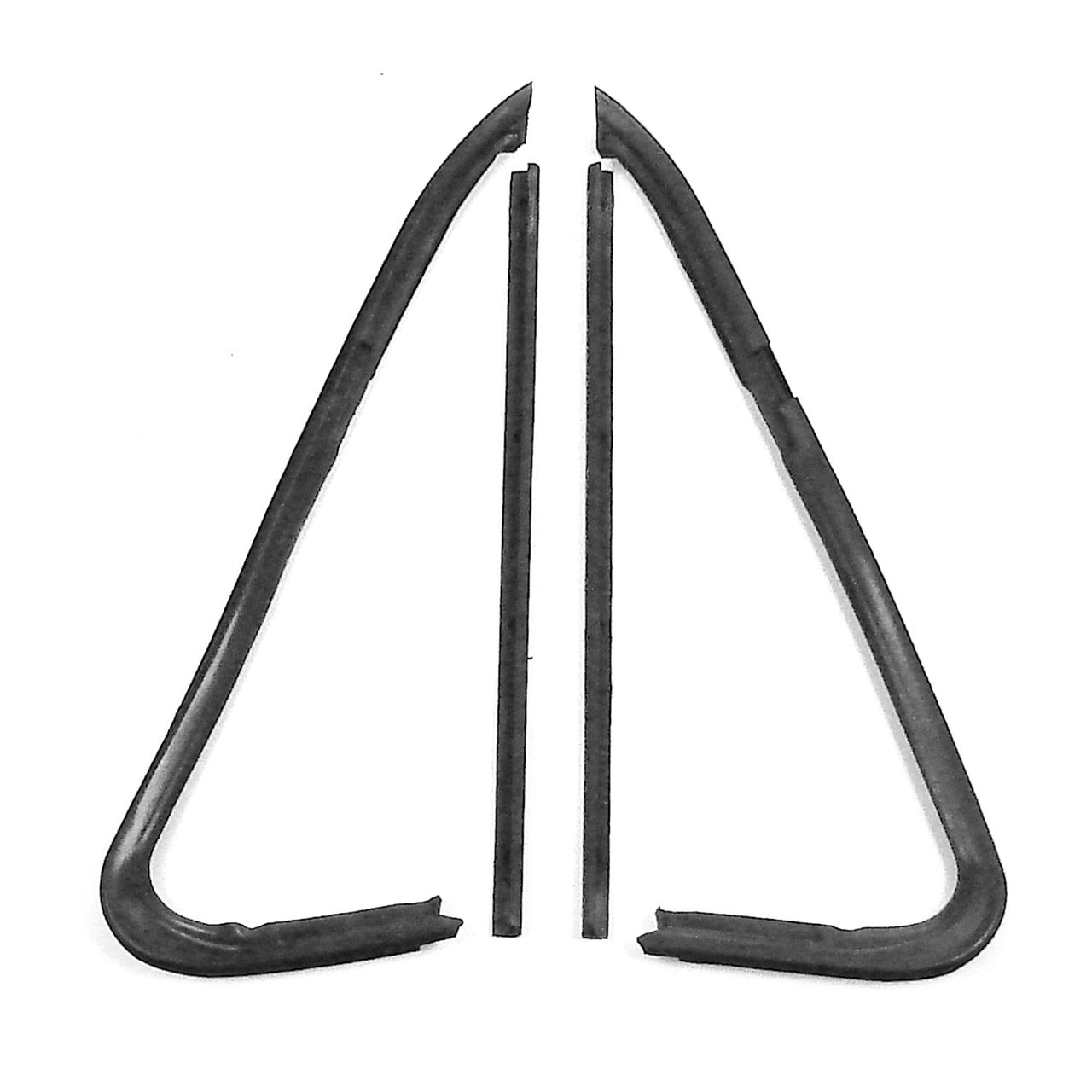 Wr 2005-B Vent Window Seal, Set Of Four Chevrolet Blazer 1973-1974, C10 1975-1980, C10 Pickup 1973-1974, C10 Suburban 1973-1980, C20 1975-1980