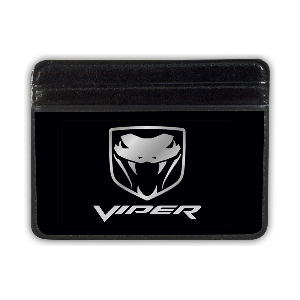 Dodge Viper Logo Black & Silver Weekend Wallet