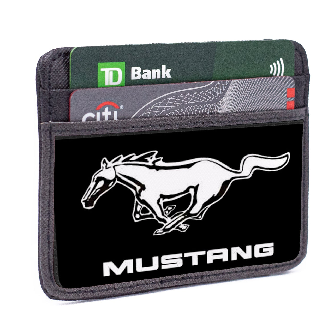 Ford Mustang Black & White Logo Weekend Wallet