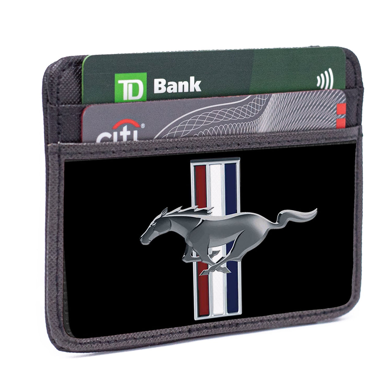 Ford Mustang Tri-Bar Logo Weekend Wallet