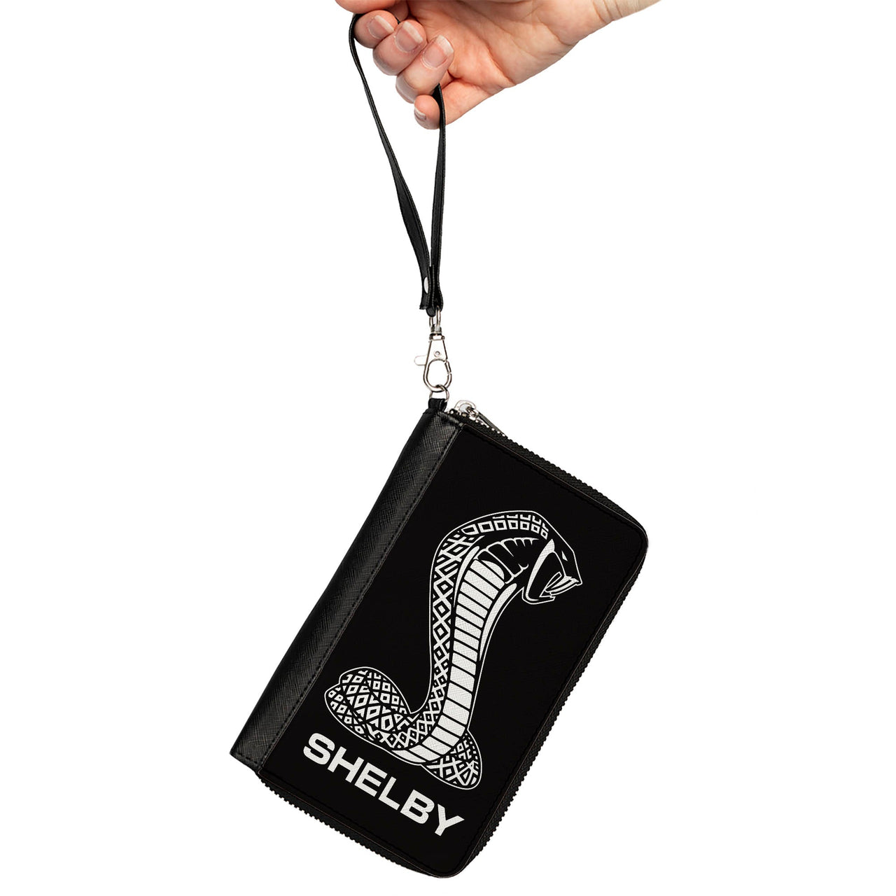 Carroll Shelby Super Snake PU Zip Around Wallet