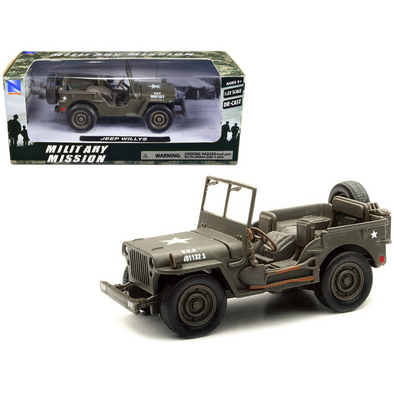 Willys Jeep U.S. Army Green 1/32 Diecast Model Car by New Ray