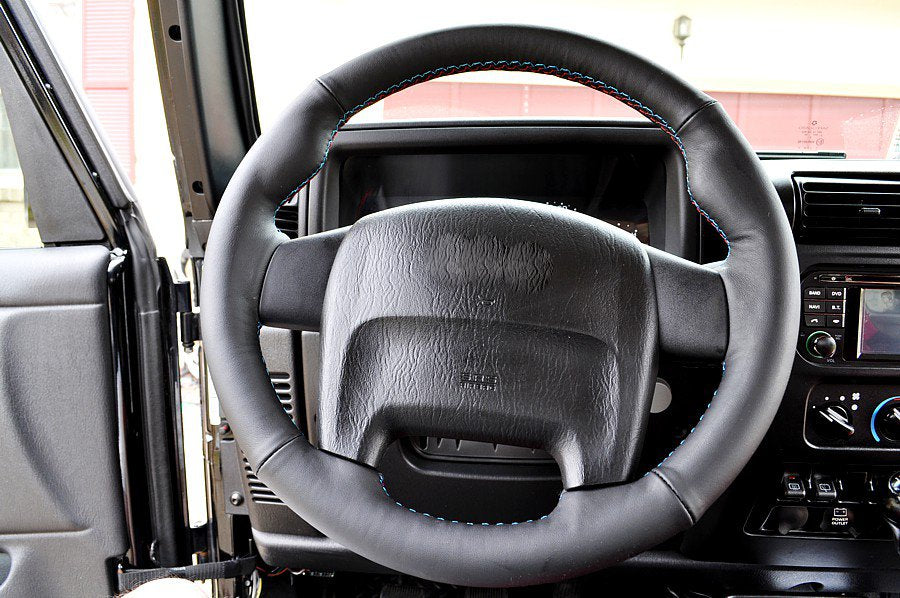 1999-04 Jeep Grand Cherokee steering wheel cover - 4-spoke