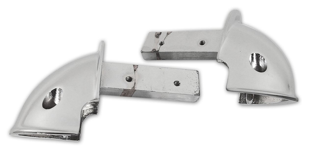 1958-1961 Corvette Armrest Chrome Ends - CA-X2022-Corvette-Store-Online