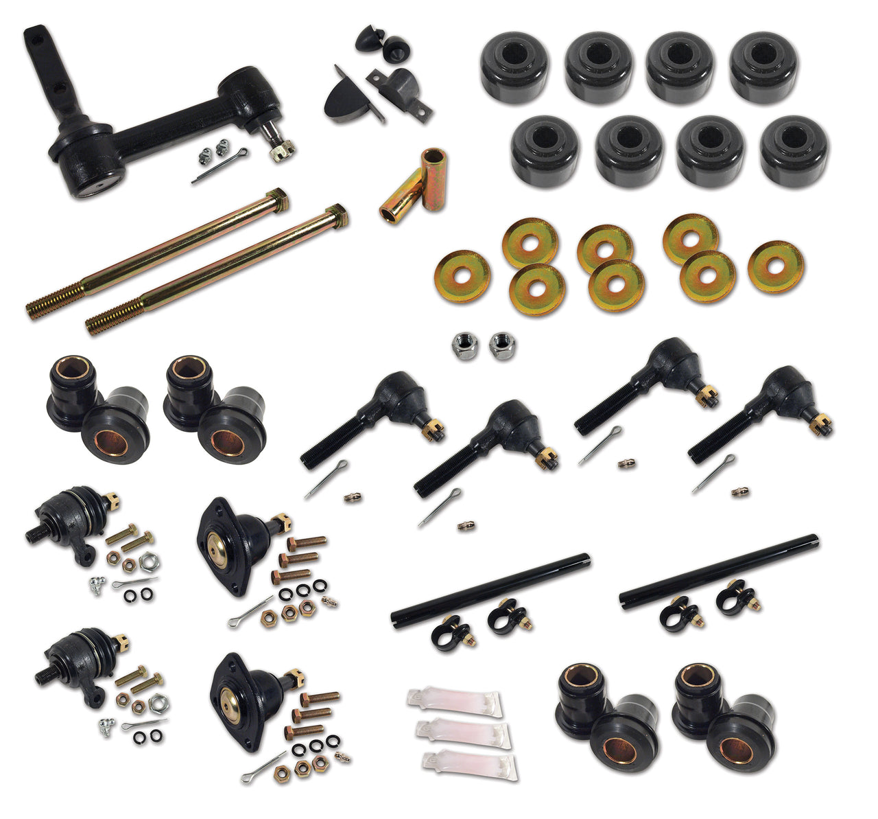 1963-1982 Corvette Front Suspension Rebuild Kit Deluxe W/Poly Bushings - CA-X2134-Corvette-Store-Online