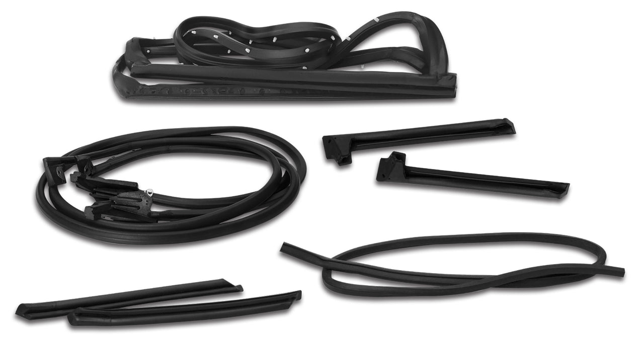 1977-1977 Corvette Weatherstrip Kit - Body Coupe 77L 9Pc - CA-X2189-Corvette-Store-Online