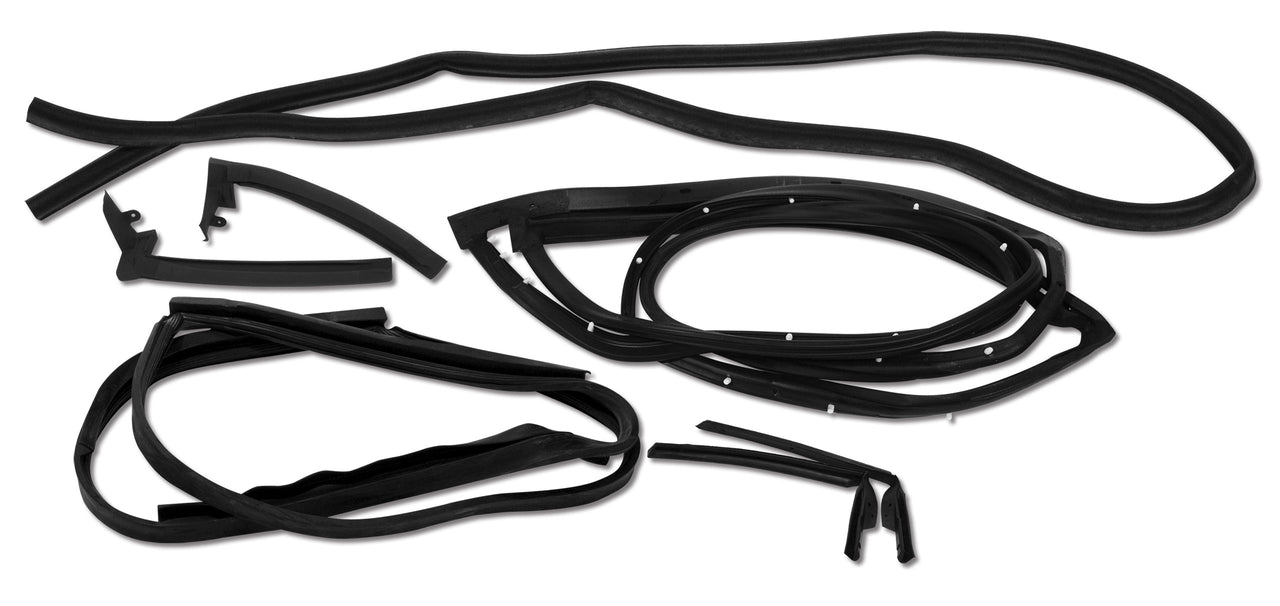 1969-1969 Corvette Weatherstrip Kit - Body Coupe 69E 10Pc - CA-X2195-Corvette-Store-Online