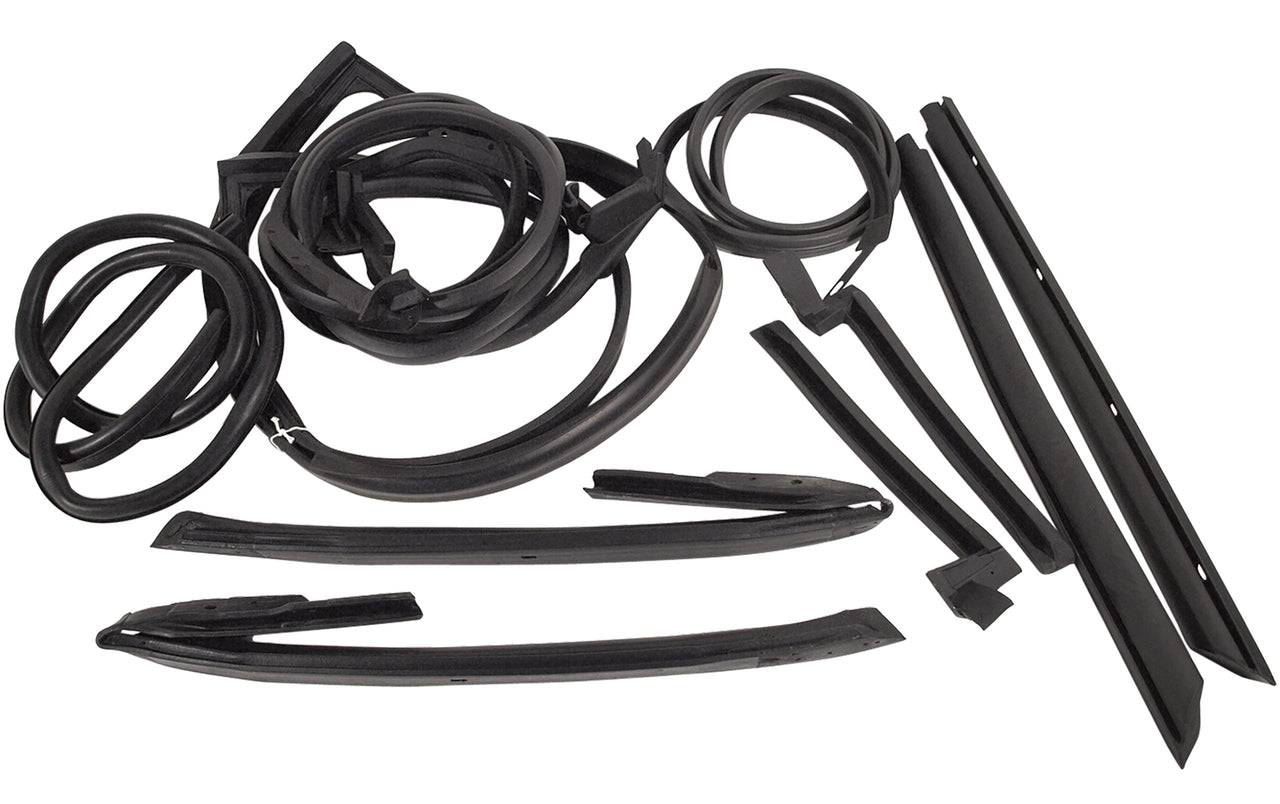 1968-1968 Corvette Weatherstrip Kit - Body Coupe 10Pc - CA-X2196-Corvette-Store-Online