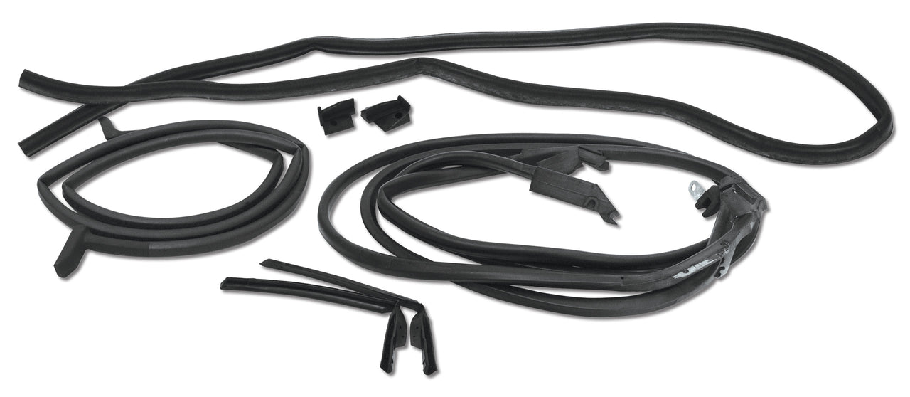 1969-1969 Corvette Weatherstrip Kit - Body Convertible 69E 8Pc - CA-X2199-Corvette-Store-Online