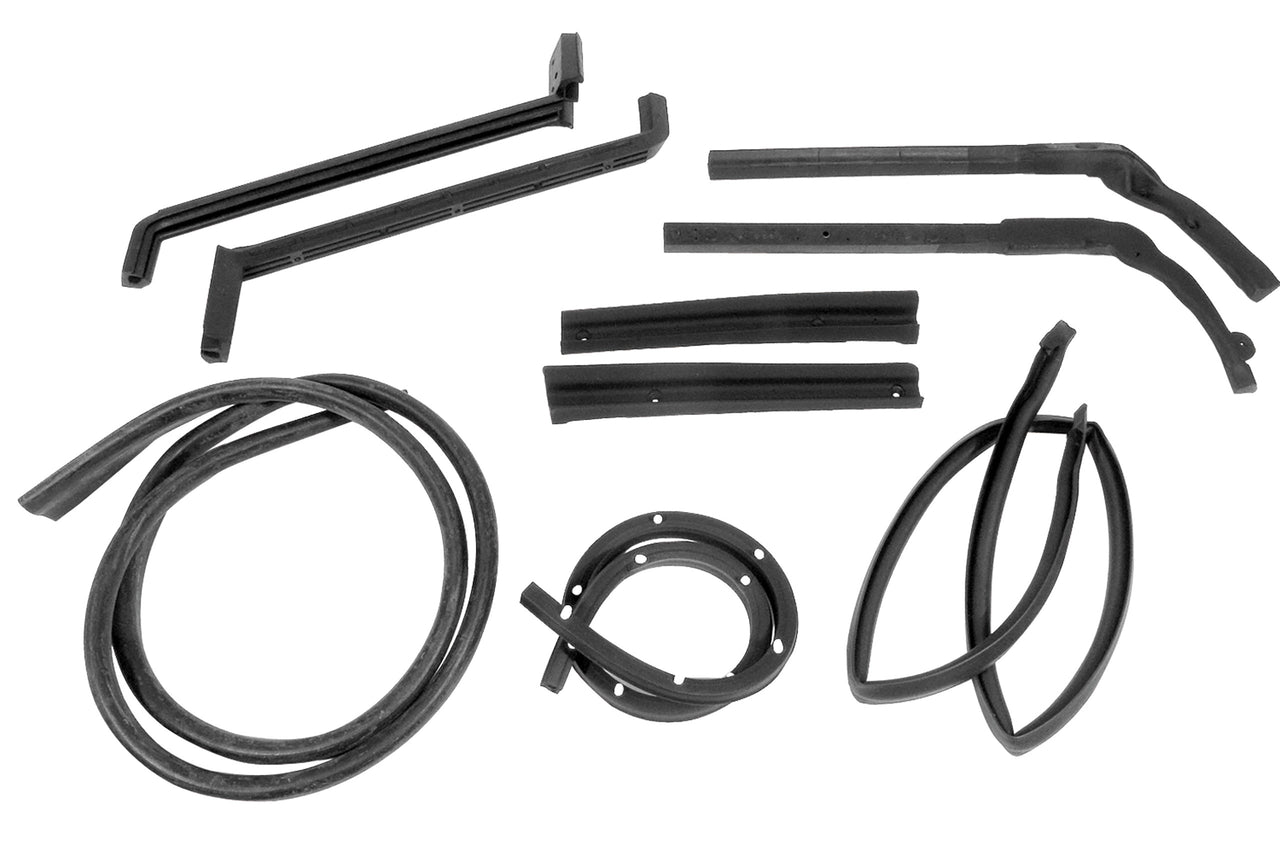 1963-1967 Corvette Weatherstrip Kit - Hardtop 9 Piece - USA - CA-X2209-Corvette-Store-Online