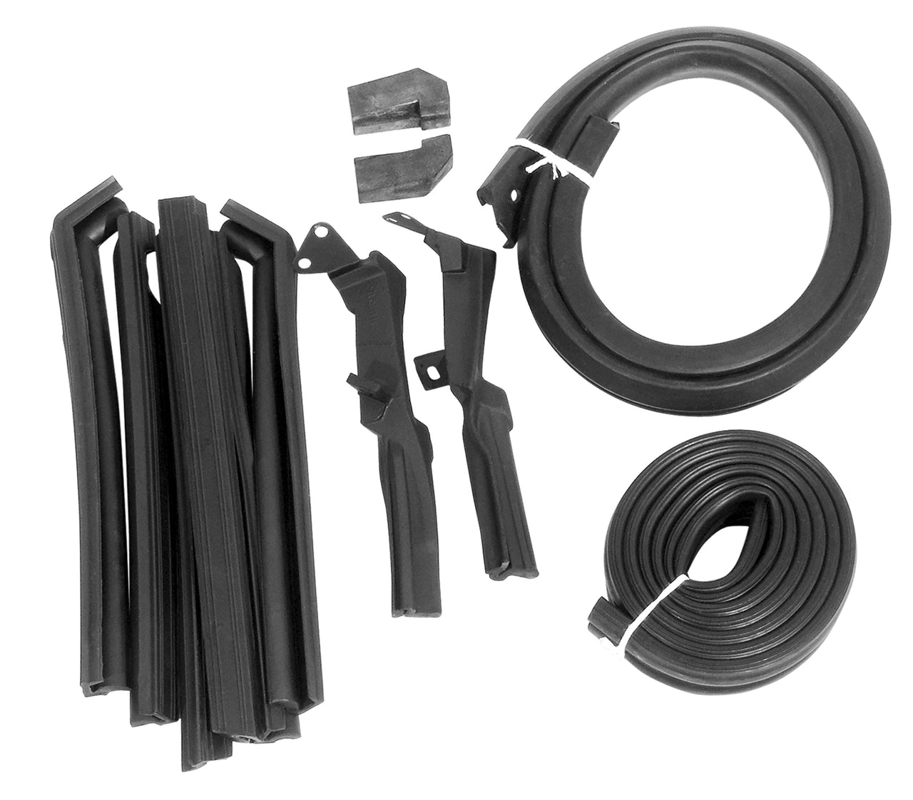 1961-1962 Corvette Weatherstrip Kit - Convertible Top 12 Piece - CA-X2221-Corvette-Store-Online