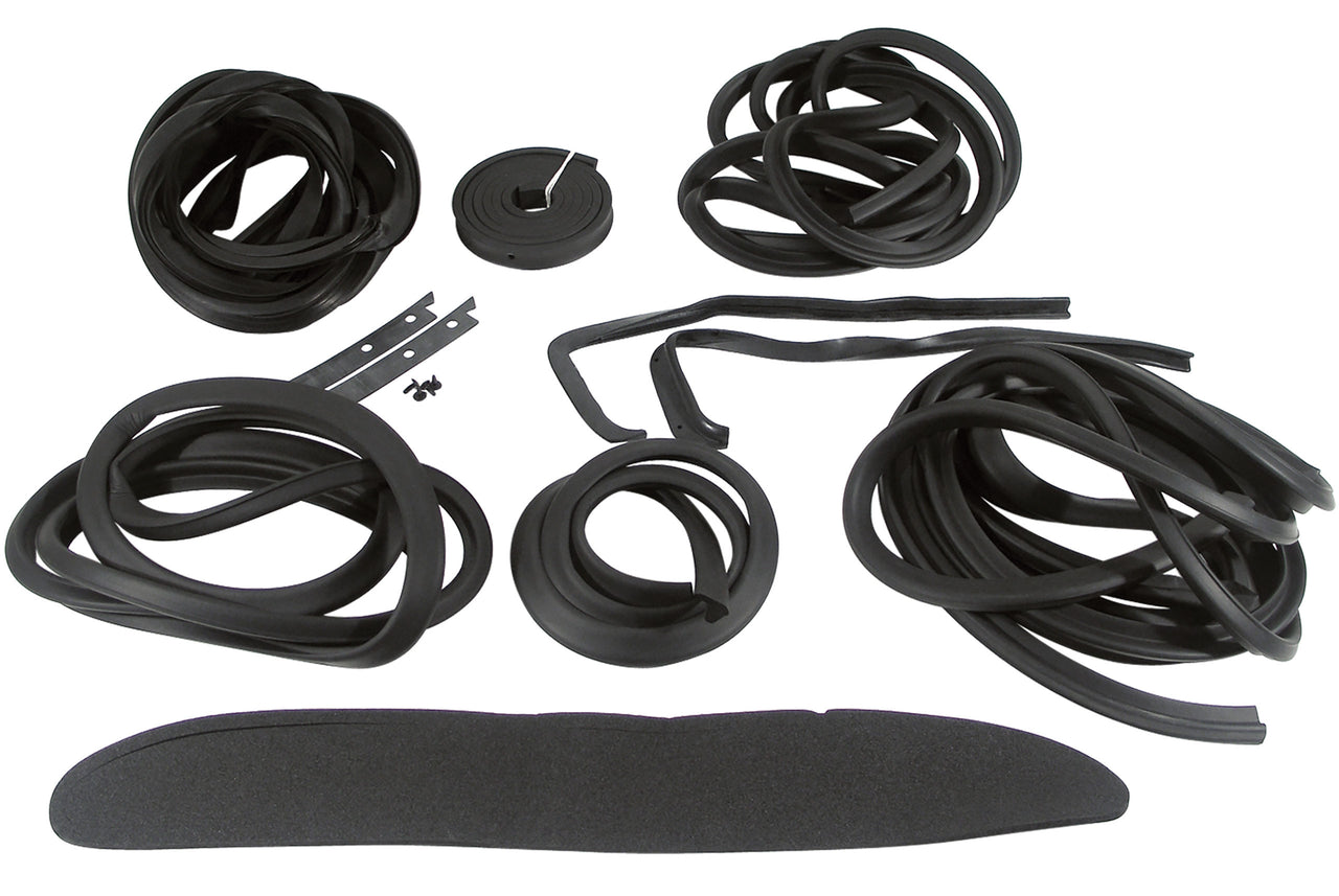 1956-1957 Corvette Weatherstrip Kit - Body 16 Piece - CA-X2227-Corvette-Store-Online