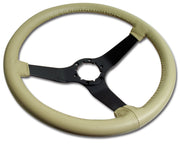 1980-1980 Corvette Reproduction Steering Wheel - Doeskin Leather W/Black Spokes - CA-X23950-Corvette-Store-Online