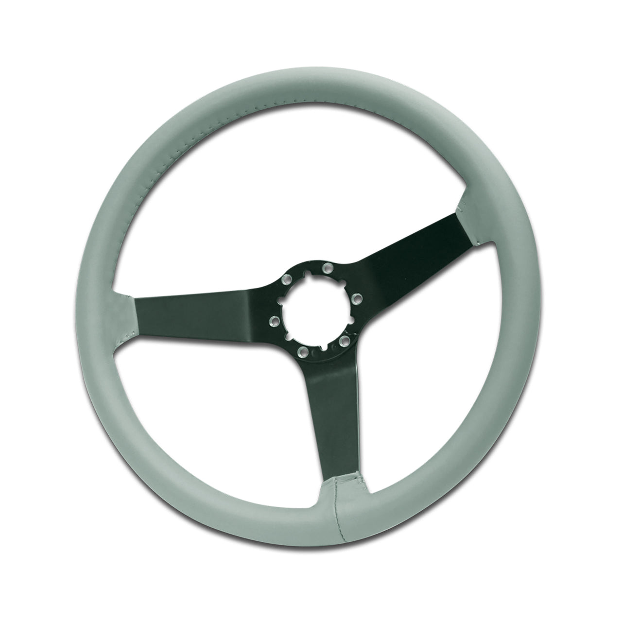1982-1982 Corvette Reproduction Steering Wheel - Silvergreen Leather W/Black Spokes - CA-X23959-Corvette-Store-Online
